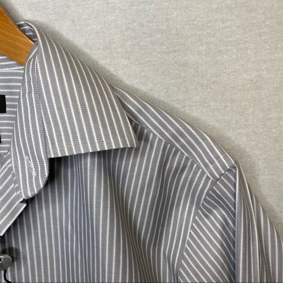 Coogi Luxe Dress Shirt Light Blue Contrast Cuffs & Collar Men’s Medium (15.5/16) - Picture 10 of 15